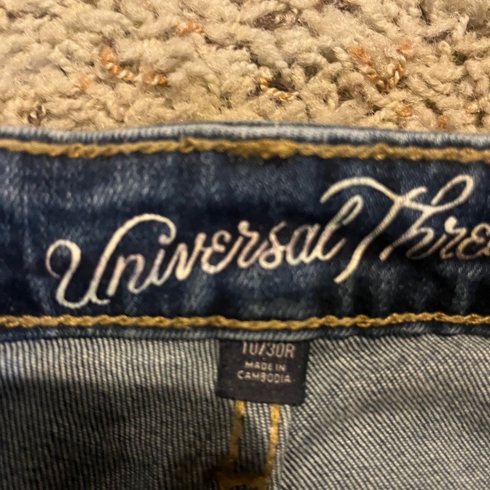 Universal Thread patchwork jeans size 10/30R - Picture 3 of 4